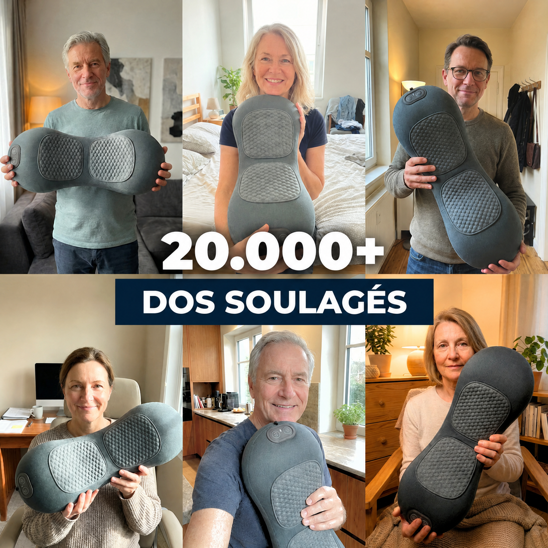 20 000+ dos soulagés